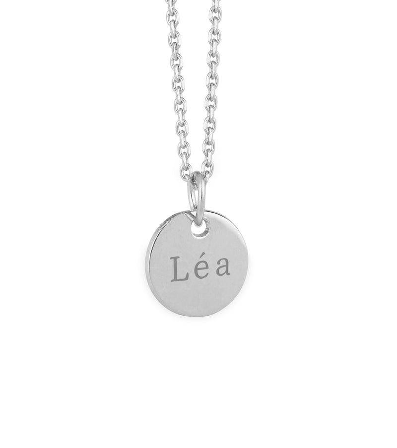 Médaille 10mm en argent, personnalisation unique pour votre look.